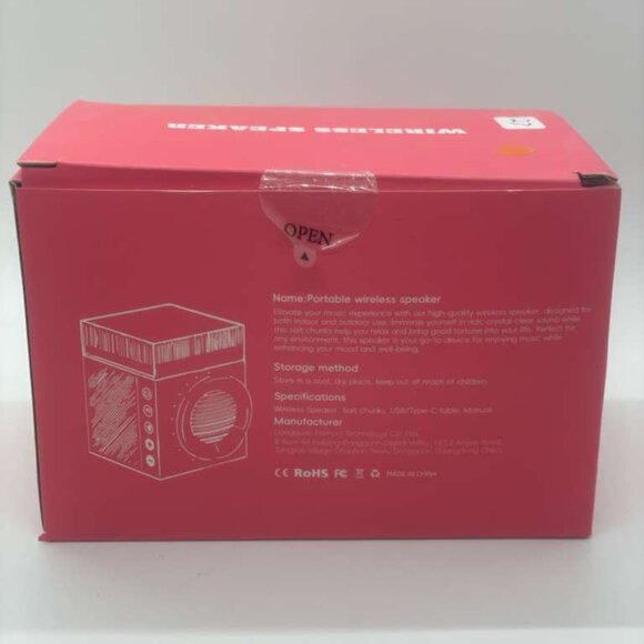 Flismool Himalayan Salt Lamp Wireless Speaker – Orange/White Night Light - Picture 6 of 6